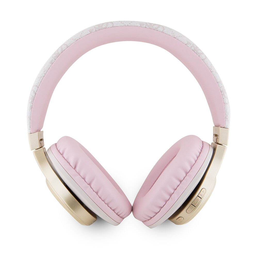 Guess Orjinal Lisanslı Script Gold Serisi Metal Yazı Logolu 4G Desenli Bluetooth Kulaklık - 10 Guess Orjinal Lisanslı Script Gold Serisi Metal Yazı Logolu 4G Desenli Bluetooth Kulaklık - 10